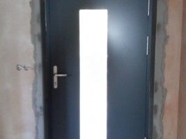 drzwi aluminowe DAKO, kolor bazaltowo-szary