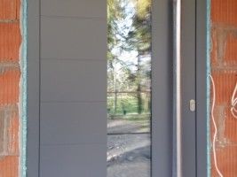 drzwi aluminowe DAKO, kolor bazaltowo-szary
