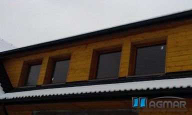 okna drewniane sosna 68mm